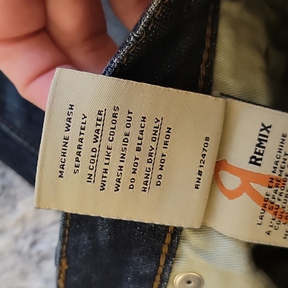 Remix by. Rock Revival Dark Wash Skinny Jeans, Women's Size 26, EUC - Picture 7 of 11